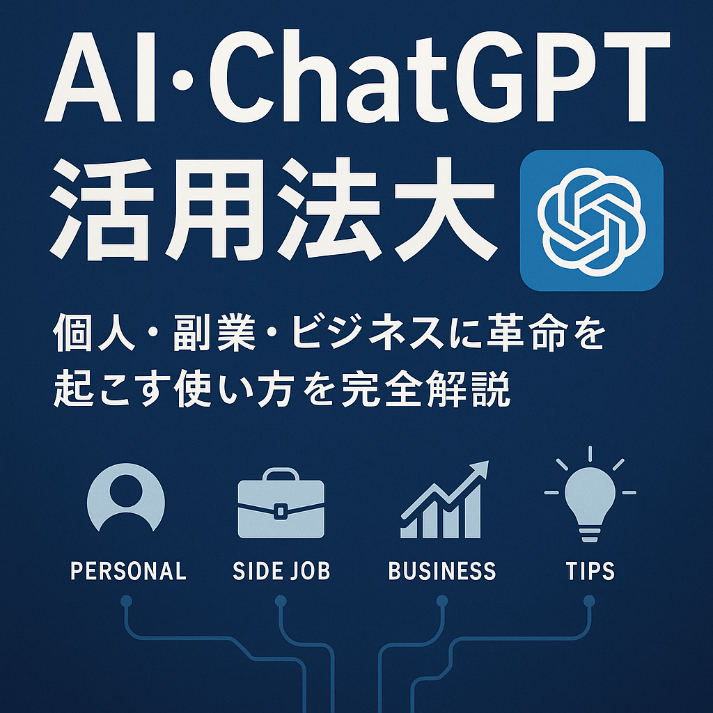 【2024年版】AI・ChatGPTの最強活用法大全：個人・副業・ビジネスに革命を起こす使い方を完全解説