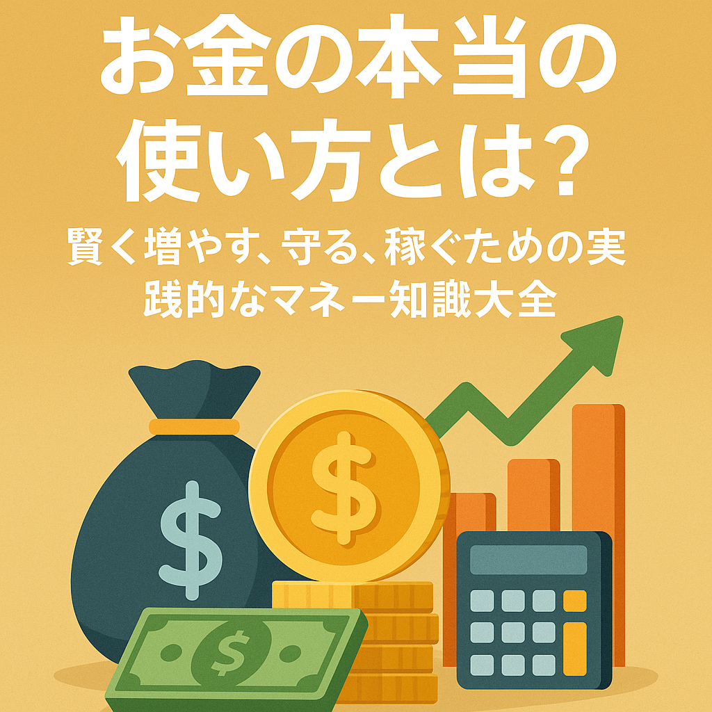お金の本当の使い方とは？賢く増やす、守る、稼ぐための実践的マネー知識大全