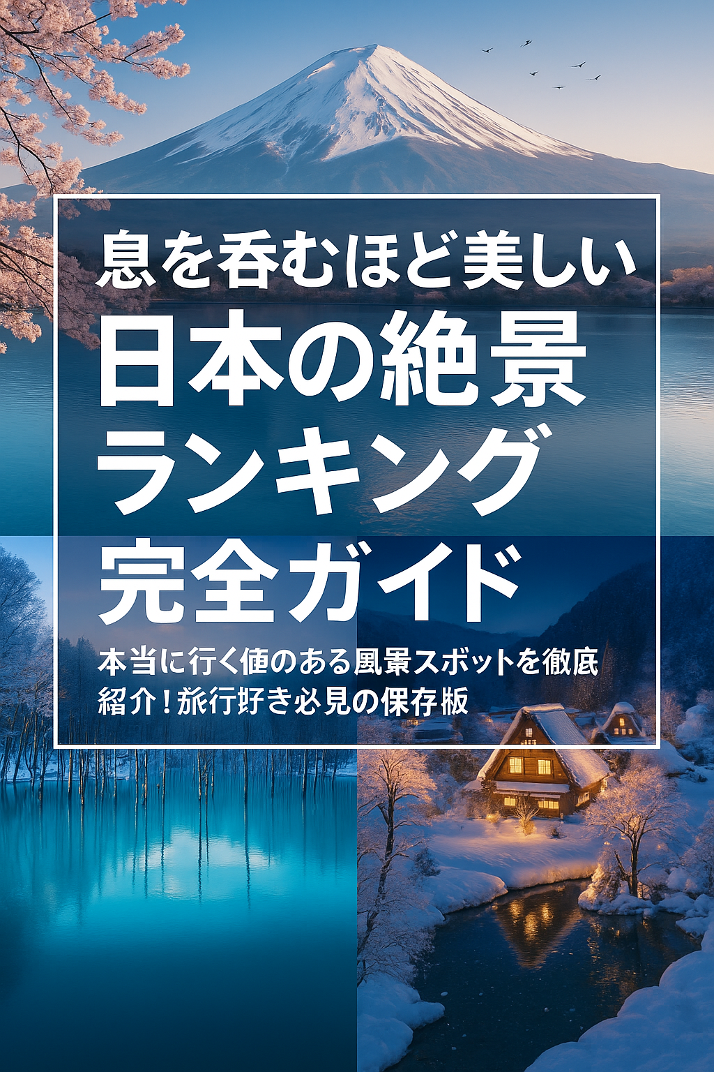 【息を呑むほど美しい日本の絶景ランキング完全ガイド】本当に行く価値のある風景スポットを徹底紹介！旅行好き必見の保存版
