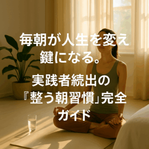 毎朝が人生を変える鍵になる。実践者続出の「整う朝習慣」完全ガイド